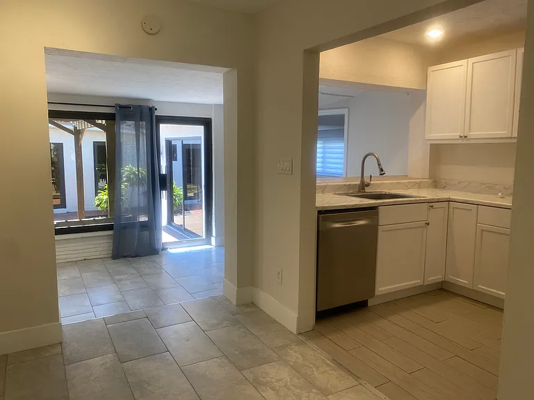 kitchen and dining room