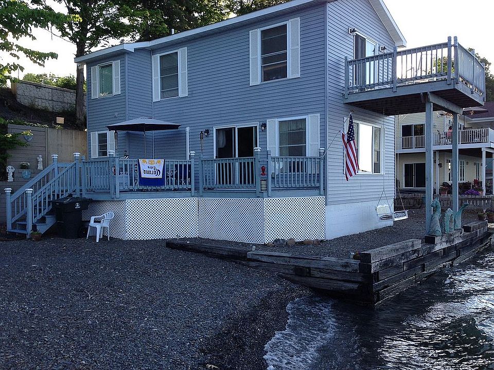 Outside deck and beach area