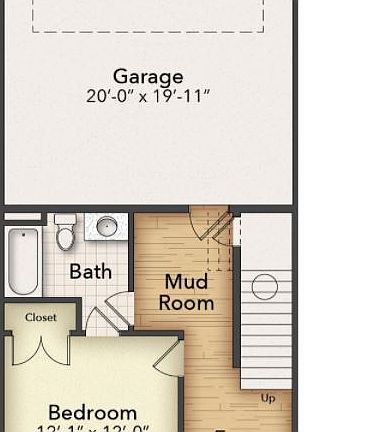 1st Floor with Bedroom