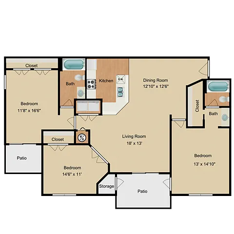 Floor plan The Magnolia