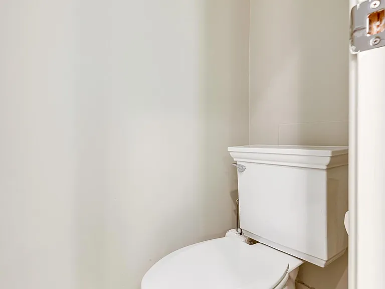 Private toilet room.