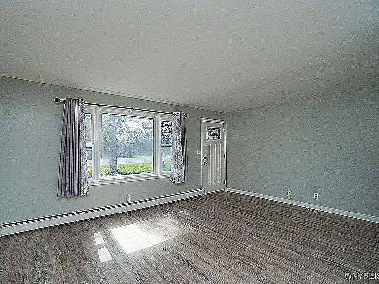 Living room and front entry