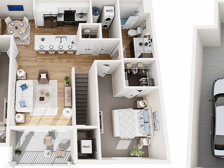 Floor Plan 2E | Seasons at Spring Street | Apartments in Mount Pleasant, WI Floor Plan 2E | Seasons at Spring Street | Apartments in Mount Pleasant, WI