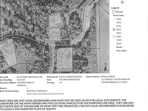 Hidden Pond Ln, Panacea, FL 32346