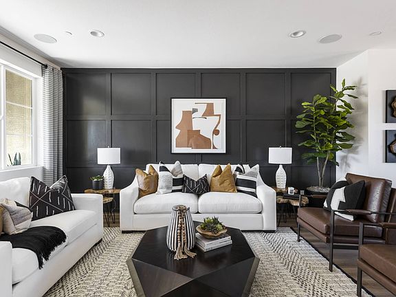 Plan 5 Model Living Room