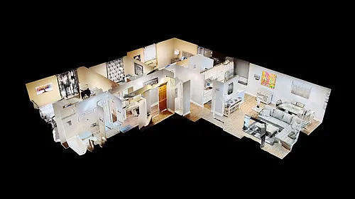 Floor plan ULTRA PREMIUM FURN or UNFURN 3 BR 2 FULL BATH