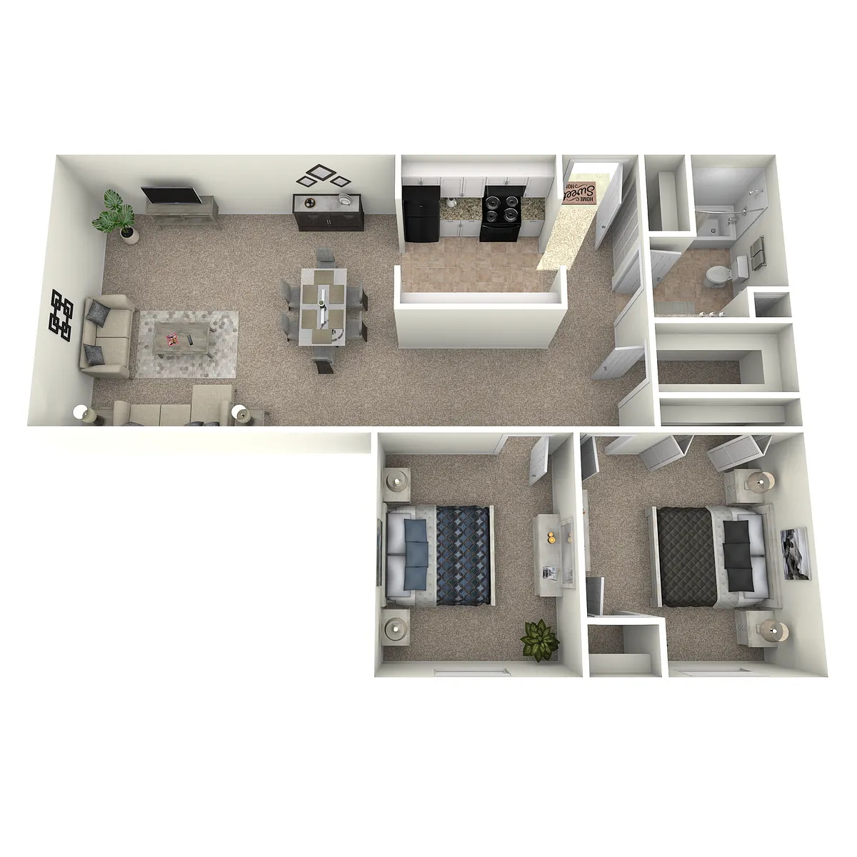 Floor plan The Kingsbury