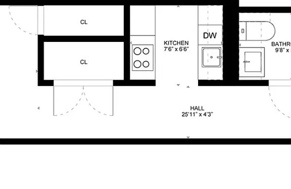 2nd image of 217 W 57th St APT 34E