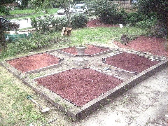 Victorian Raised Bed Garden