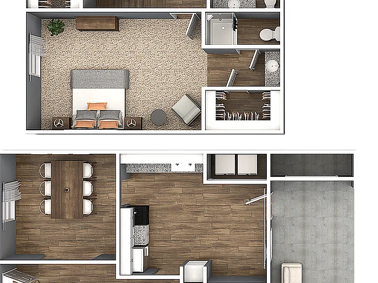 Three Bedroom Townhome Three Bedroom Townhome
