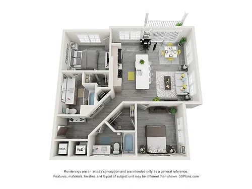 Floor plan 2D1