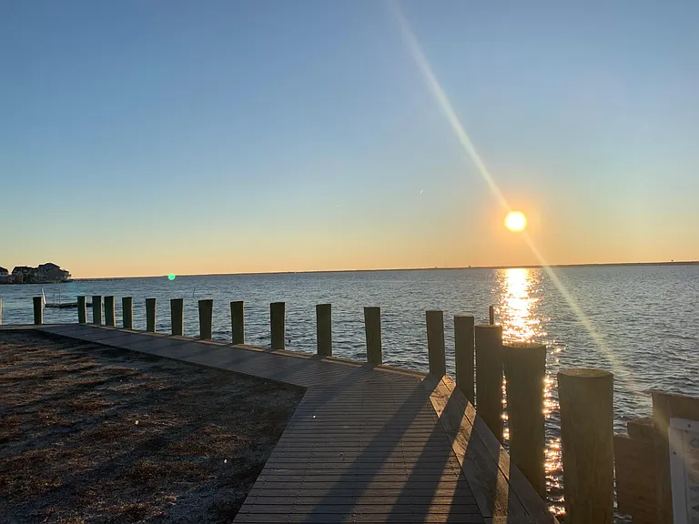 Local park with gorgeous sunrise and sunset