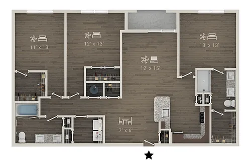 Floor plan C4