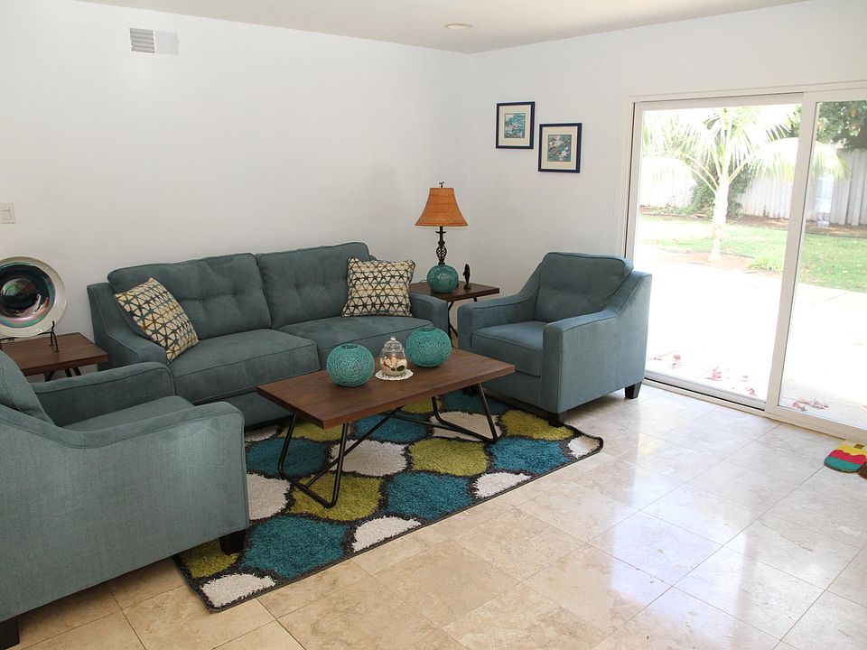 Living room with sofa bed