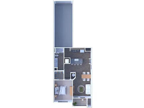 Floor plan A1.1 with Garage