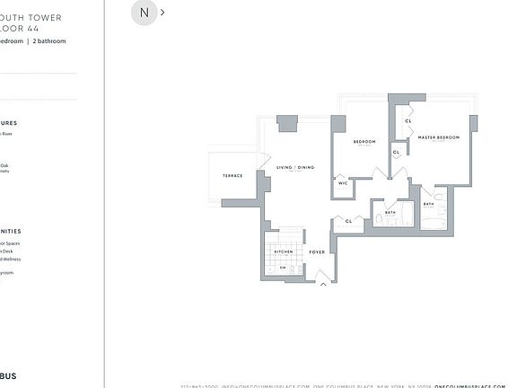 2nd image of 1 Columbus Pl APT S44c