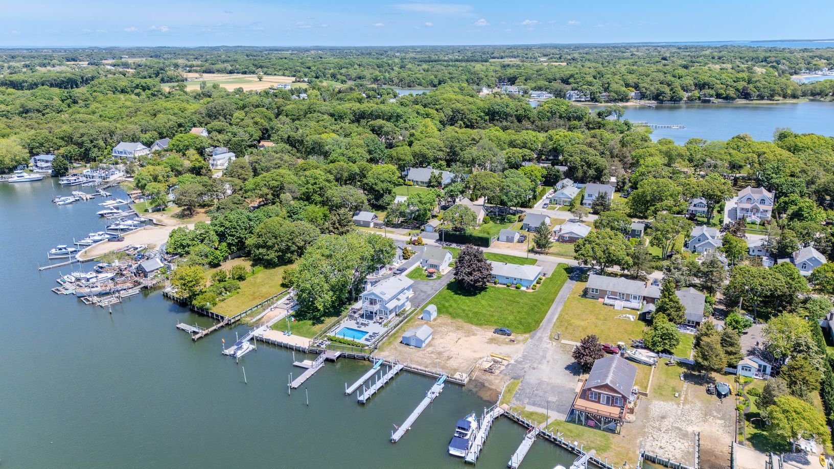  Located in Aquebogue's beach and boating community