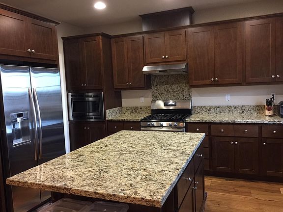 Kitchen with stainless steel appliances