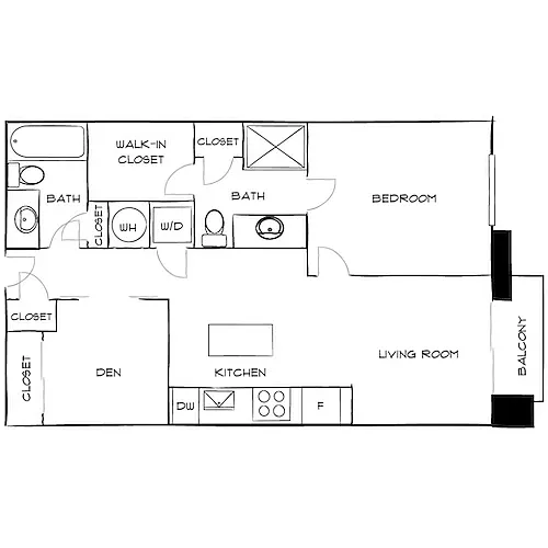 Floor plan Design 1E