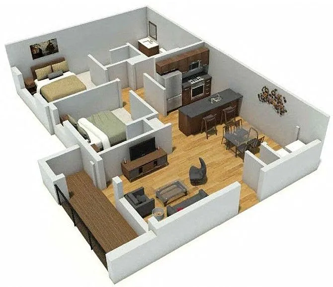 Floor plan The Cayman