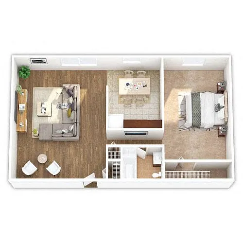 Floor plan One Bedroom