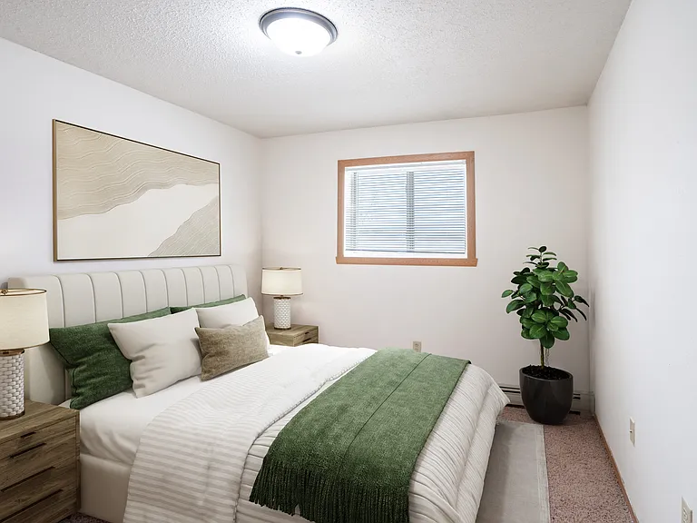 Fargo, ND Cedars 4 Apartments | 21B | Bedroom