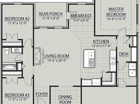 Roses IV H - Floor Plan - DSLD Homes
