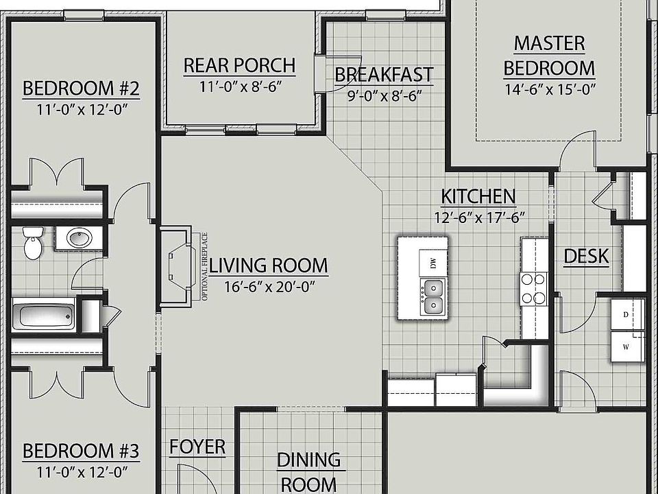 Roses IV H - Floor Plan - DSLD Homes