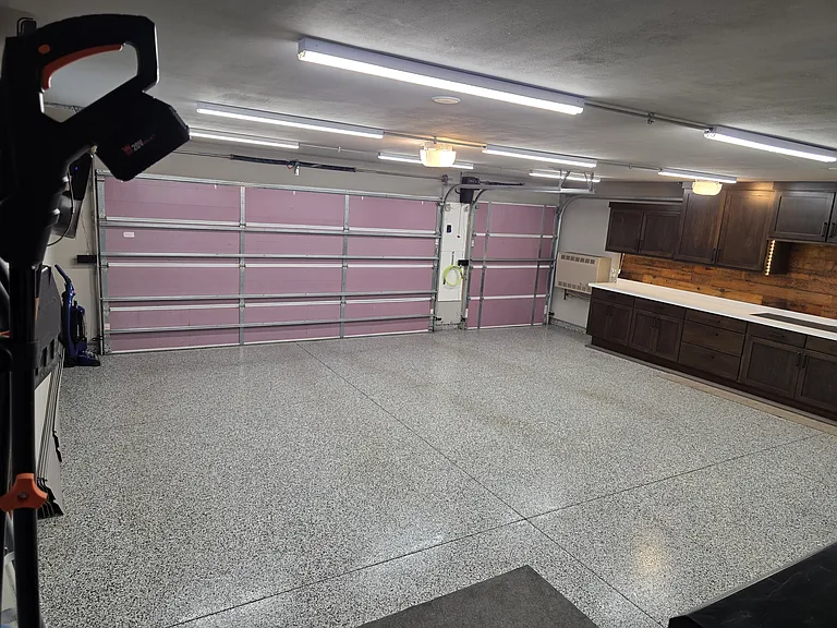 Heated Garage with Storage