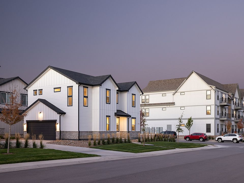 Desirable modern features like open-concept layouts, high-end finishes, and attached garages at The Fillmore.