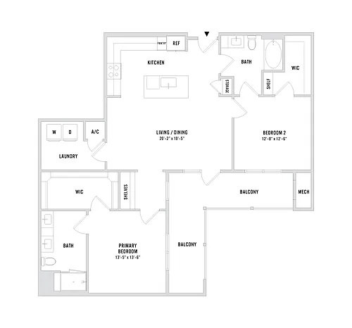 Floor plan B3