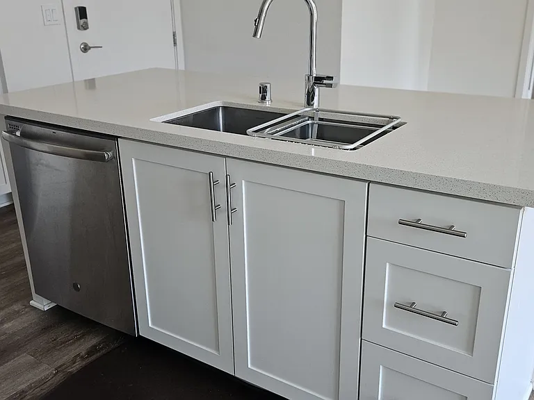 Kitchen Island with Dishwasher
