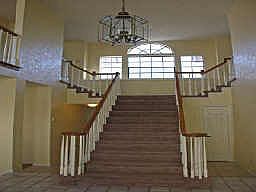 Elegant staircase in the Entry