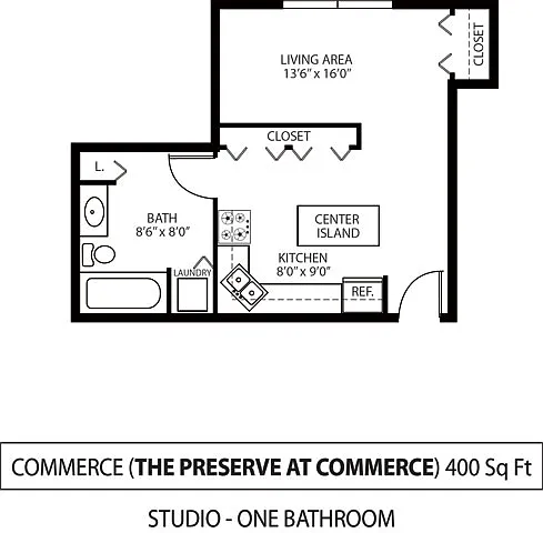 Floor plan Commerce