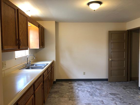 Can be used as an eat-in kitchen. Door leads to full basement.