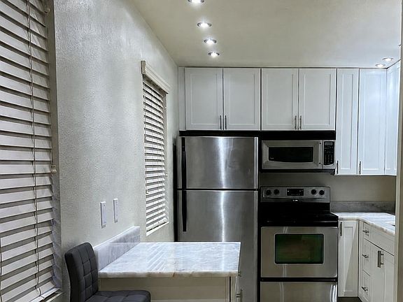 Kitchen Upgraded Quarts countertops.