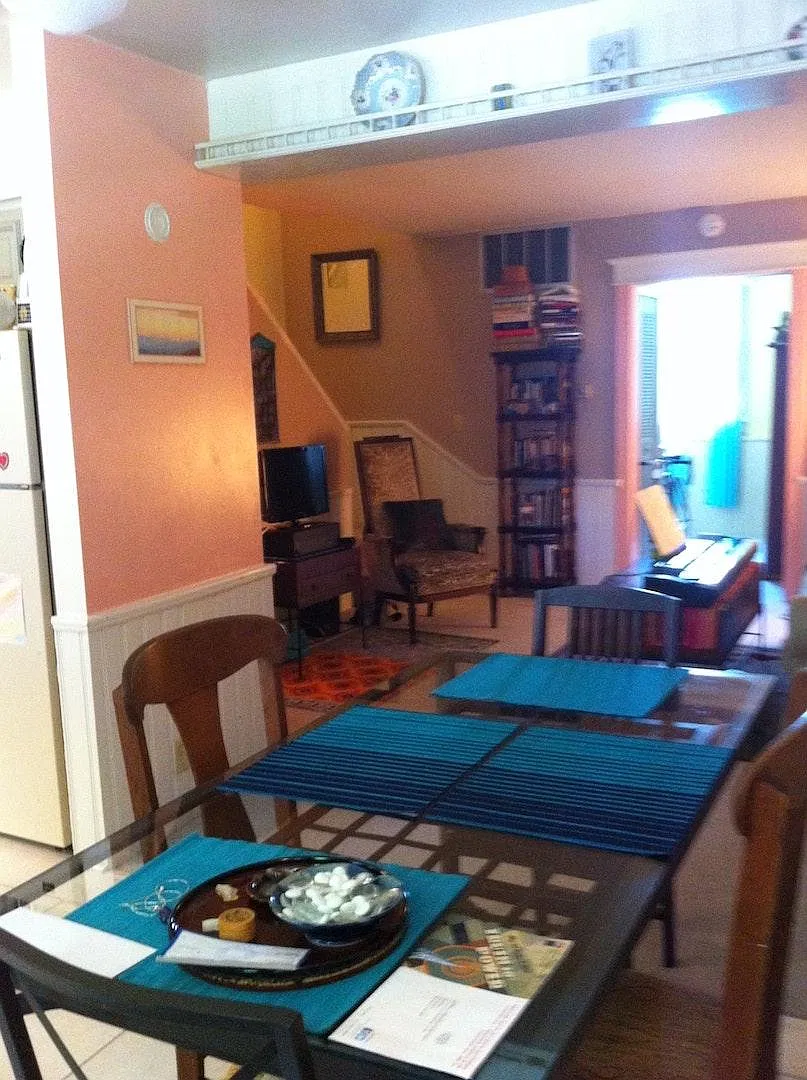 dining and living area