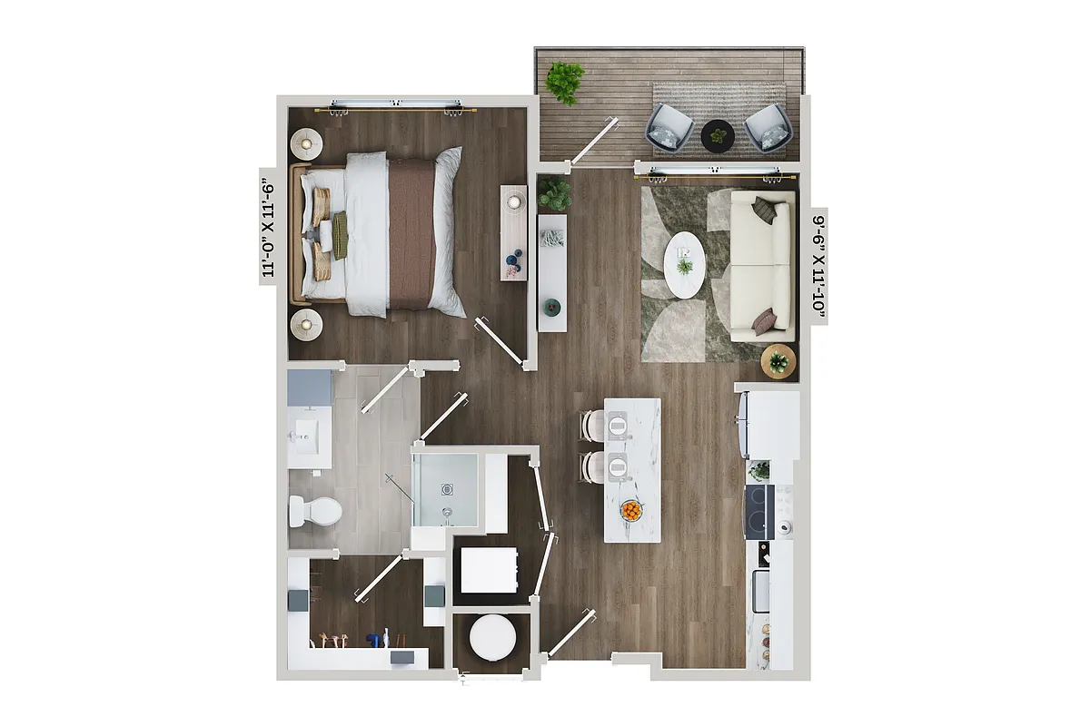 Floor plan A1A