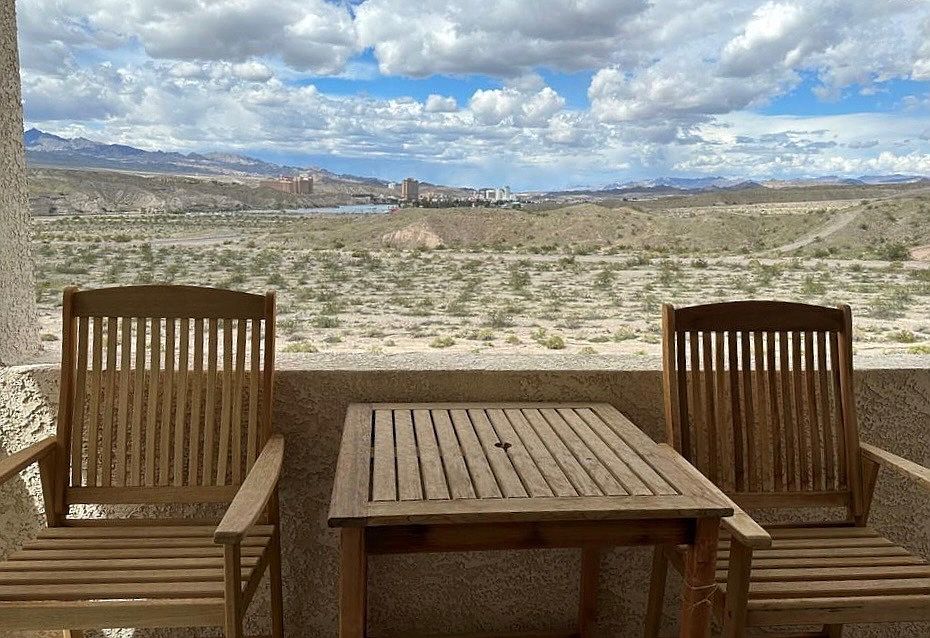 Balcony view and furnishings