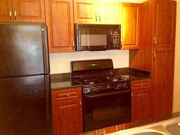 Kitchen with laundry room