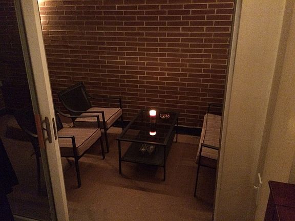 Large Covered Side Balcony