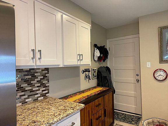 Attached garage entry