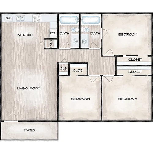 Floor plan Plan C