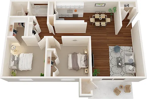 Floor plan Plan B