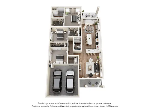 Floor plan Crawford Cottage