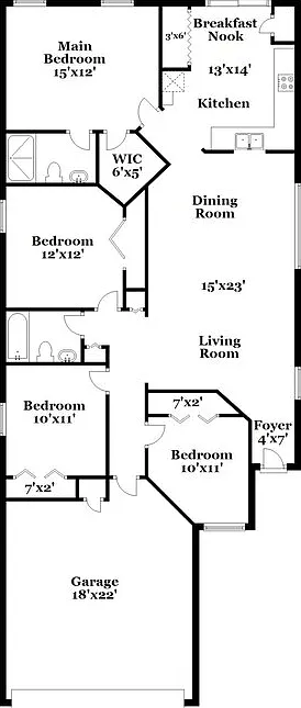 4 bed, 2.0 bath, 1509 sqft, $2,185 — Photo 2