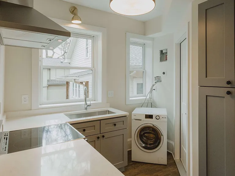 In unit combo washer dryer!