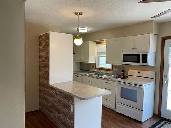 Microwave above the stove