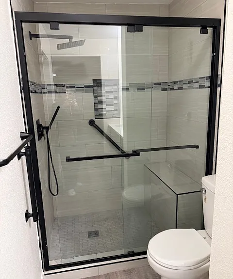 Master shower