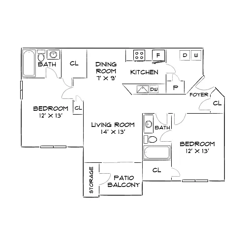 Floor plan Design 2A